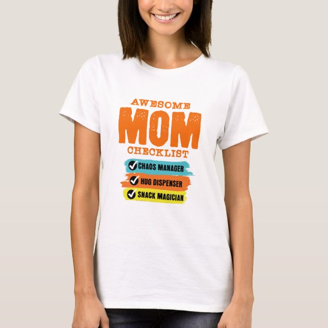 Awesome Cool Mum T-Shirt (Front)