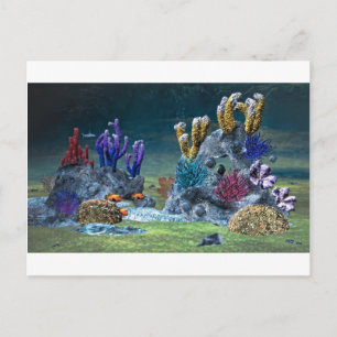 Awesome Coral Reef Postcard