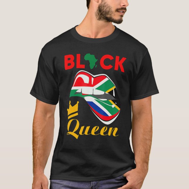 Awesome Costume Black History Month Pride Black Qu T-Shirt (Front)