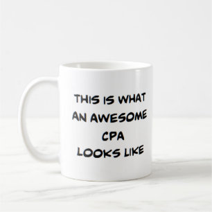 awesome cpa coffee mug