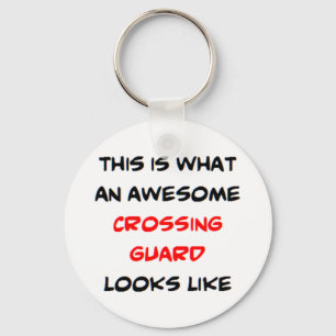 awesome crossing guard key ring