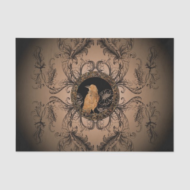 Awesome crow tissue paper (Front)