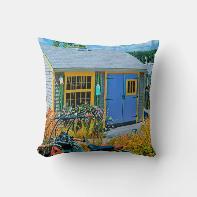 Awesome Cycling Painting Cushion (Front)