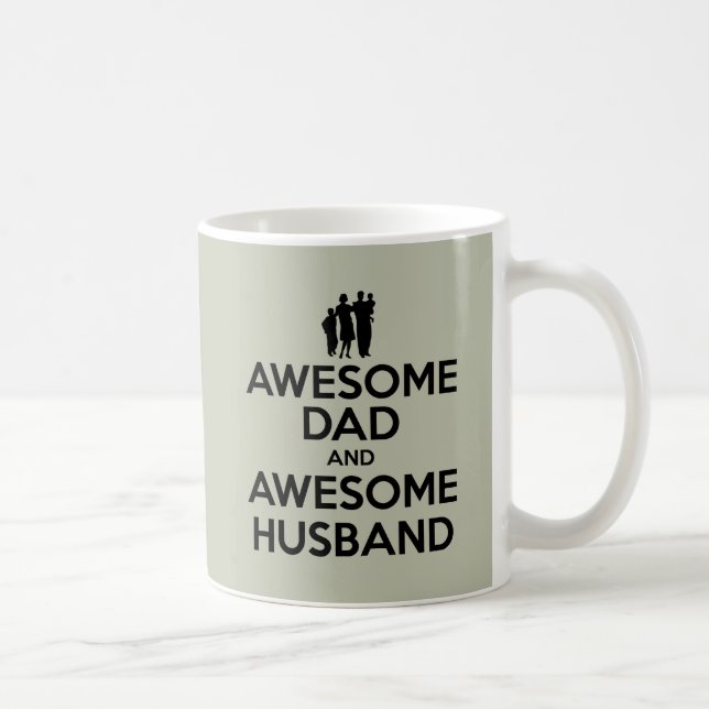 Awesome Dad And Awesome Husband Coffee Mug (Right)