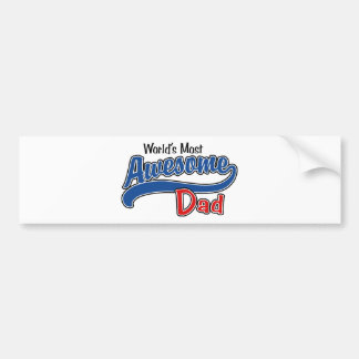 Awesome Dad Bumper Sticker