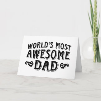 Awesome Dad Card