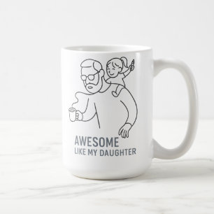 Awesome Dad Chaos King – Funny Father’s Day Gift Coffee Mug
