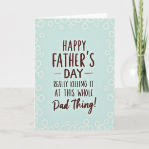 Awesome Dad Fathers Day Card