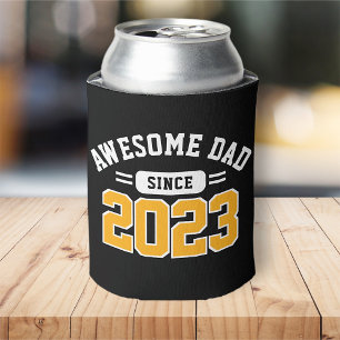 Awesome Dad Since XX Athletic Modern Father's Day Can Cooler
