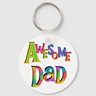 Awesome Dad T-shirts and Gifts Key Ring