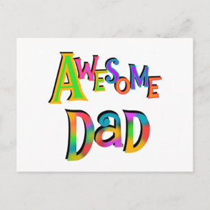 Awesome Dad T-shirts and Gifts Postcard