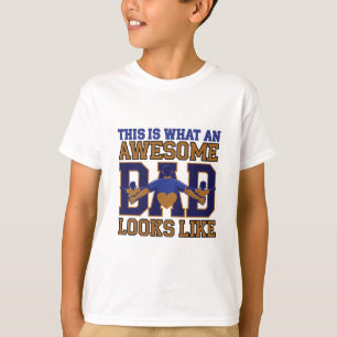 AWESOME DAD This is what an dad looks like MENS T- T-Shirt
