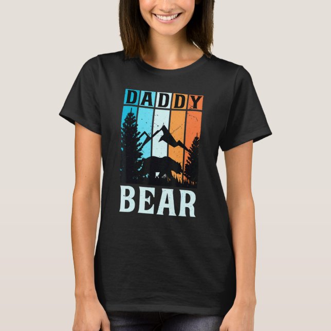 Awesome  Daddy Bear  Family Bear T-Shirt (Front)
