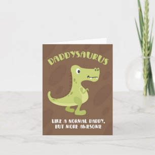 Awesome Daddysaurus Father's Day Card