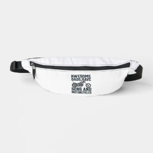 Awesome Dads Have Sons and Motorcycles Design_1 Bum Bags