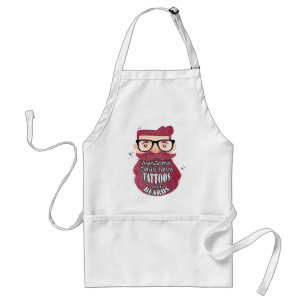 Awesome Dads Have Tattoos and Beards Standard Apron