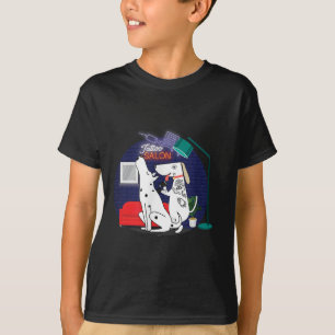 Awesome Dalmatian Dogs Tattoo Shop Dog Mum Dog Dad T-Shirt