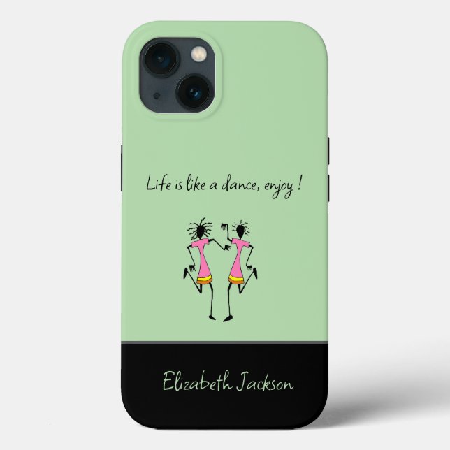 Awesome Dance and Rhythm iPhone / iPad case (Back)