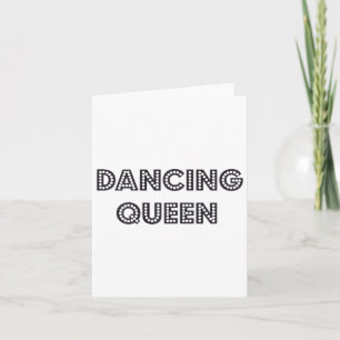 Awesome Dancing Queen 1970s Style Gift Card