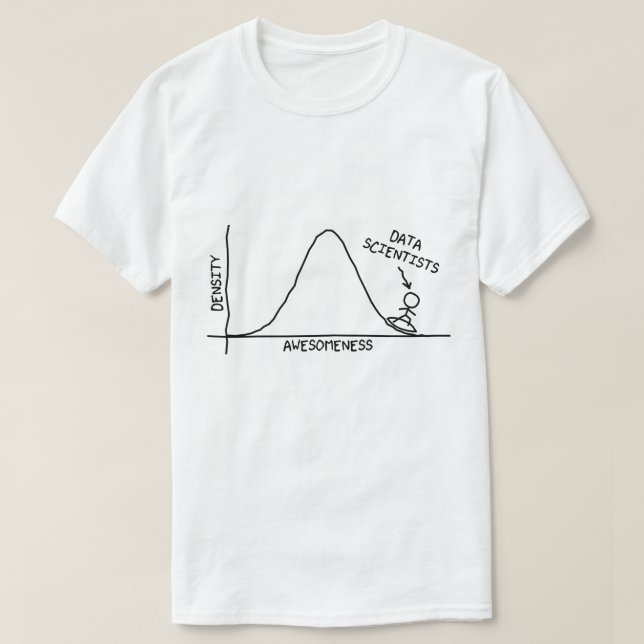 Awesome Data Scientists T-Shirt (Design Front)