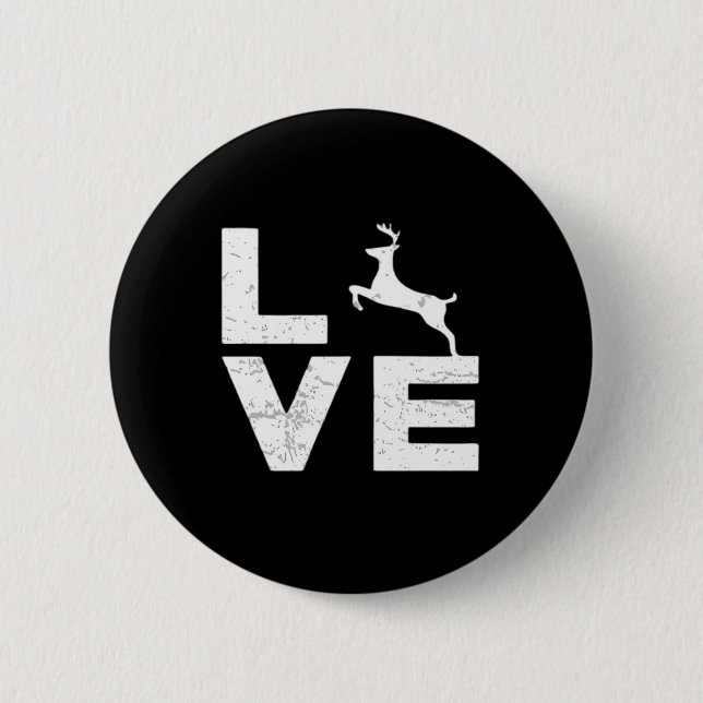 Awesome Deer Lover Trendy Aesthetic Design  6 Cm Round Badge (Front)