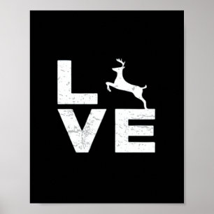 Awesome Deer Lover Trendy Aesthetic Design  Poster