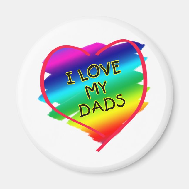 Awesome Design for Gay Dads Magnet (Front)