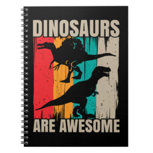 Awesome Dinosaurs Boys Girls Spinosaurus Trex Rept Notebook