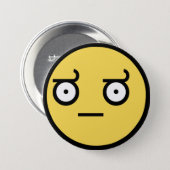 Awesome Disapproval Face 7.5 Cm Round Badge (Front & Back)