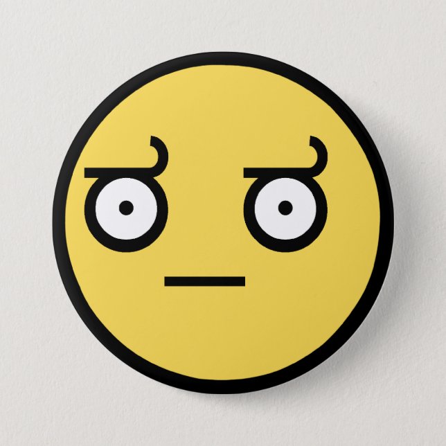 Awesome Disapproval Face 7.5 Cm Round Badge (Front)