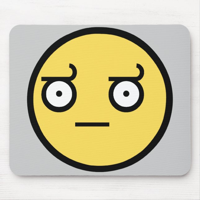 Awesome Disapproval Face Mouse Mat (Front)