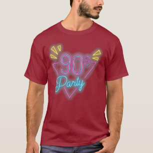 awesome Disco Vintage colourful 90s Party Dance T-Shirt