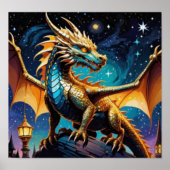 Awesome Dragon Poster (Front)