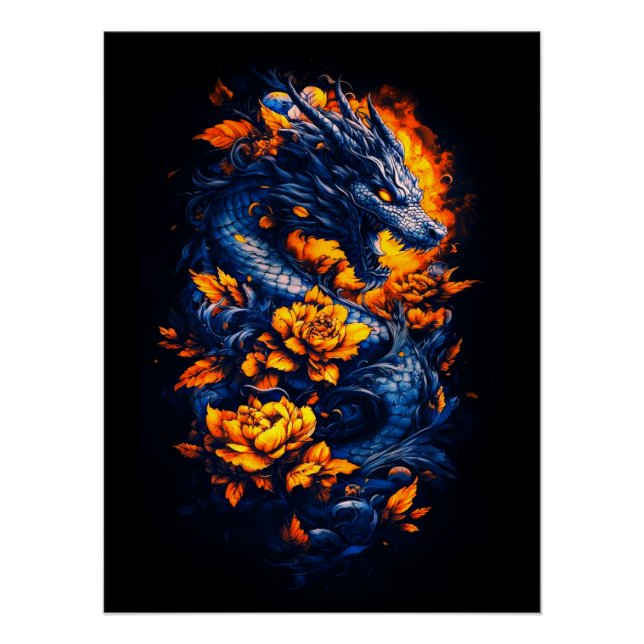 Awesome Dragon Poster (Front)