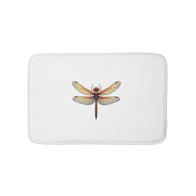 Awesome Dragonfly Costume for Boys and Girls Bath Mat (Front)