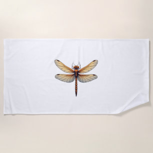 Awesome Dragonfly Costume for Boys and Girls Beach Towel