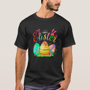 Awesome Egg Hunting Bunny Easter Happy Easter Day  T-Shirt