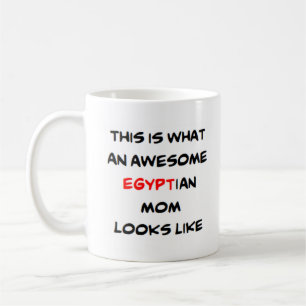awesome egyptian mom coffee mug