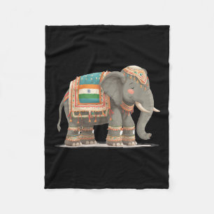 Awesome Elephant Costume For Boys And Girls Fleece Blanket