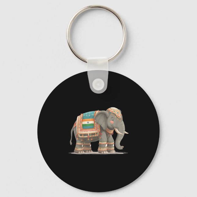 Awesome Elephant Costume For Boys And Girls  Key Ring (Front)