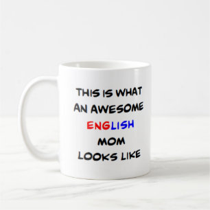 awesome english mum coffee mug