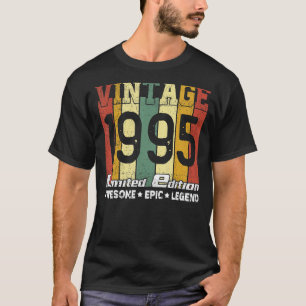 Awesome Epic Legend 1995 27 th Birthday 27 Years O T-Shirt