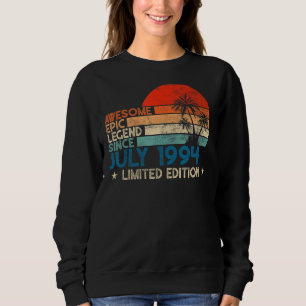 Awesome Epic Legend Since July 1994 Vintage Sweatshirt
