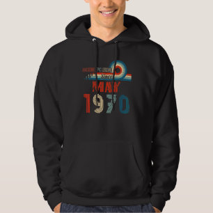 Awesome Epic Legend Since May 1970 52nd Birthday Hoodie