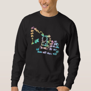 Awesome Excavator   Construction Vehicles Trucks Sweatshirt