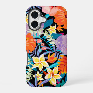 Awesome Exotic Flowers iPhone 16 Case