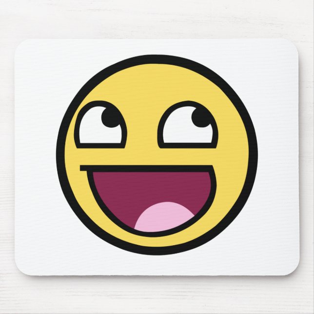 Awesome Face - Im Awesome Mouse Mat (Front)
