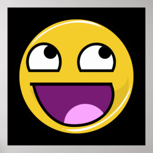 Awesome Face Internet Meme Poster