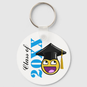 Awesome Face Meme With Graduation Hat Key Ring