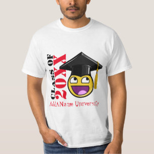 Awesome Face Meme With Graduation Hat T-Shirt